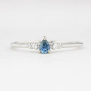 Estel Ring, 0.15ct Montana Sapphire