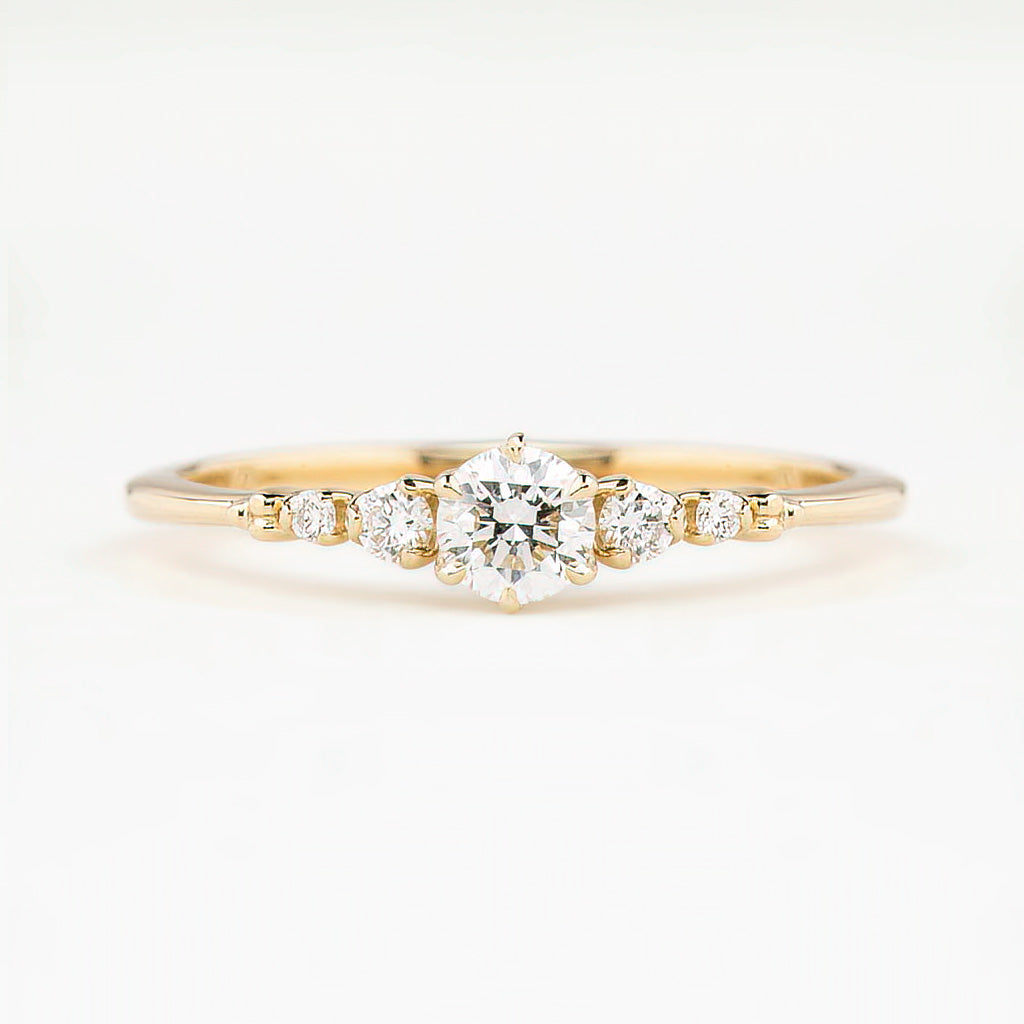 Estel Fleur Ring, 0.25ct Diamond