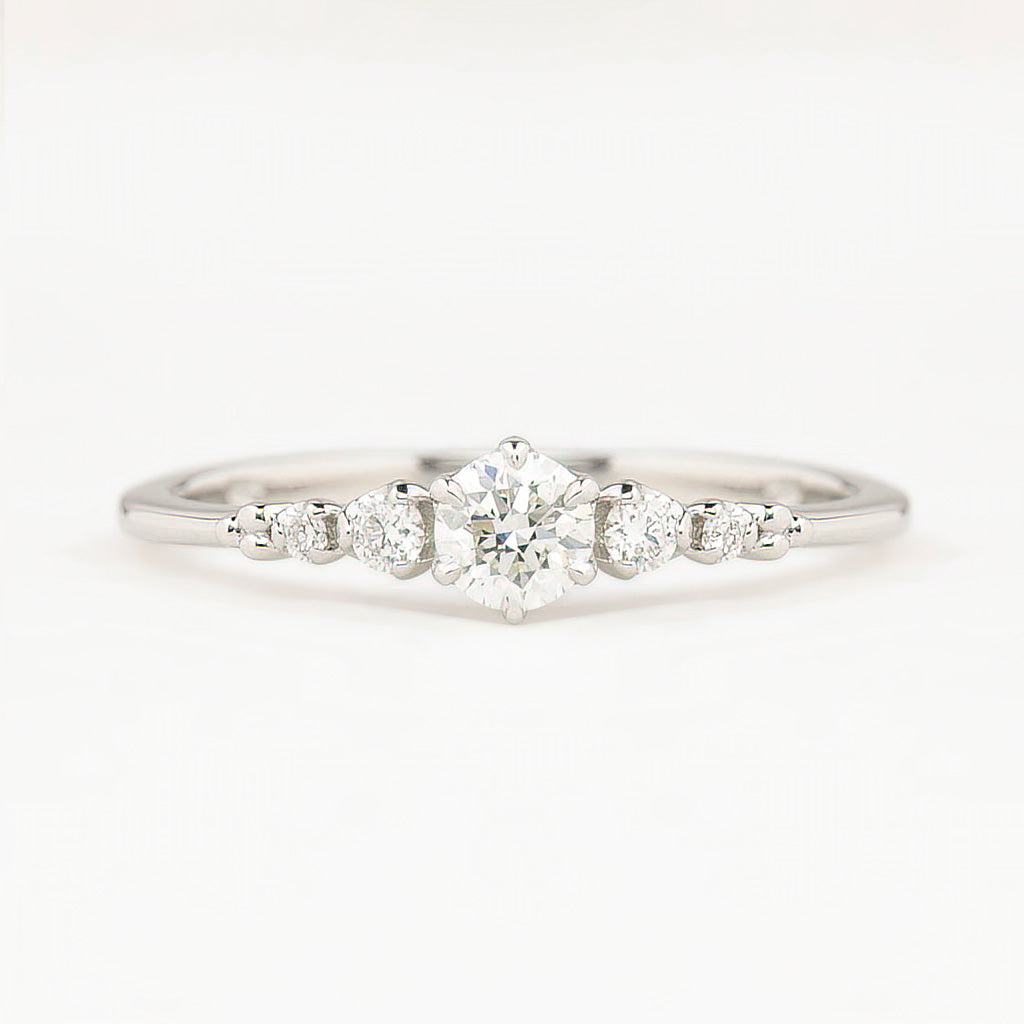 Estel Fleur Ring, 0.25ct Diamond