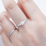 Estel Fleur Ring, 0.25ct Diamond