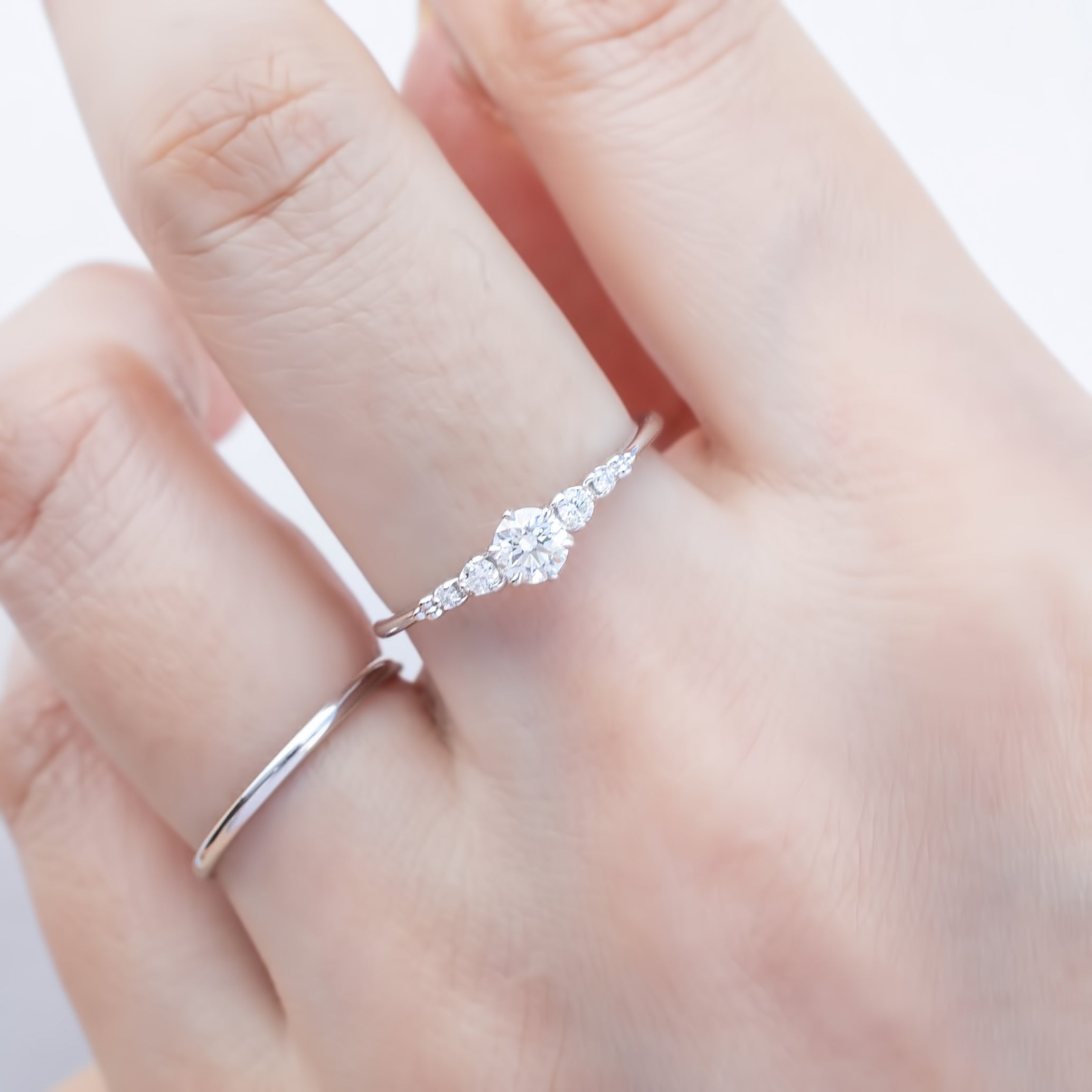 Estel Fleur Ring, 0.25ct Diamond