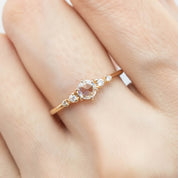 Mila Round Rose Cut Diamond Ring