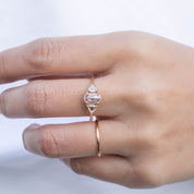 Madison Oval Rose Cut Diamond Ring