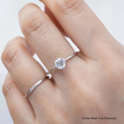 Alice Ring, 0.40ct Rose Cut Diamond