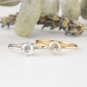 Alice Ring, 0.40ct Rose Cut Diamond