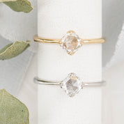 Alice Ring, 0.40ct Rose Cut Diamond
