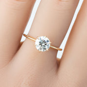 Floryn Ring, 1.15ct Round Diamond | GIA Certified