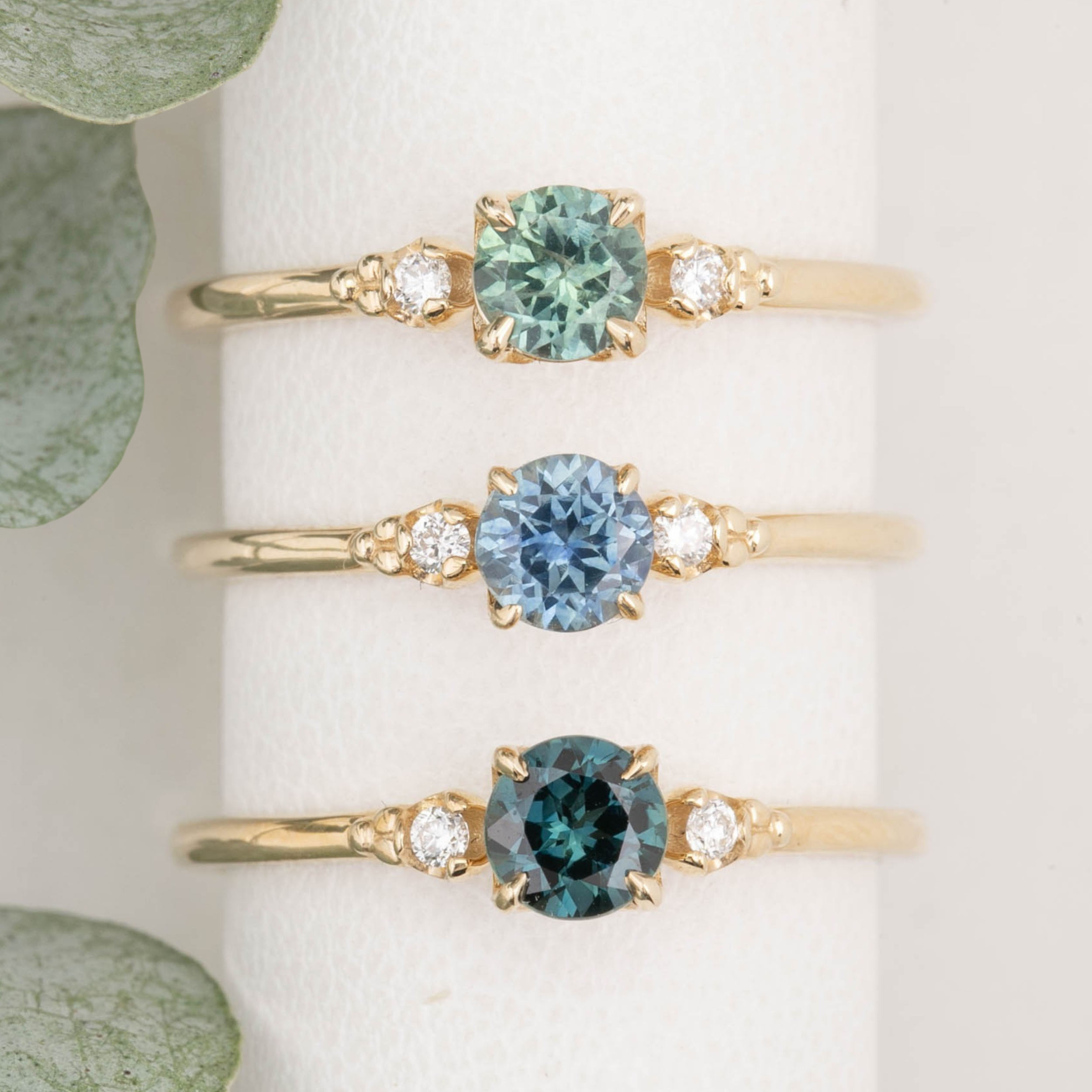 Estel Ring, 0.45ct Montana Sapphire of your choice