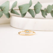 Estel Bezel Ring, 0.50ct Montana Sapphire