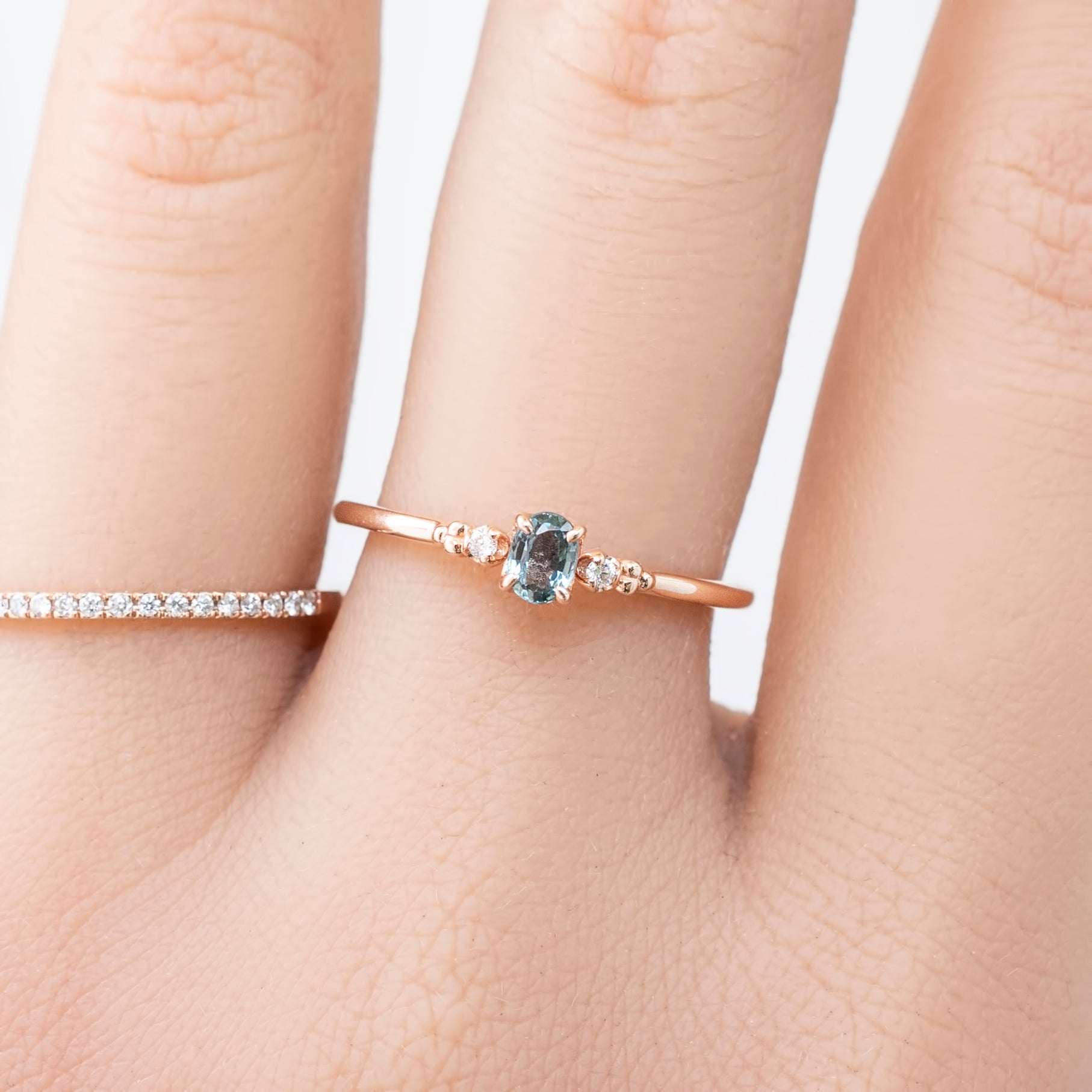 Estel Ring, 0.40ct Unheated Sapphire