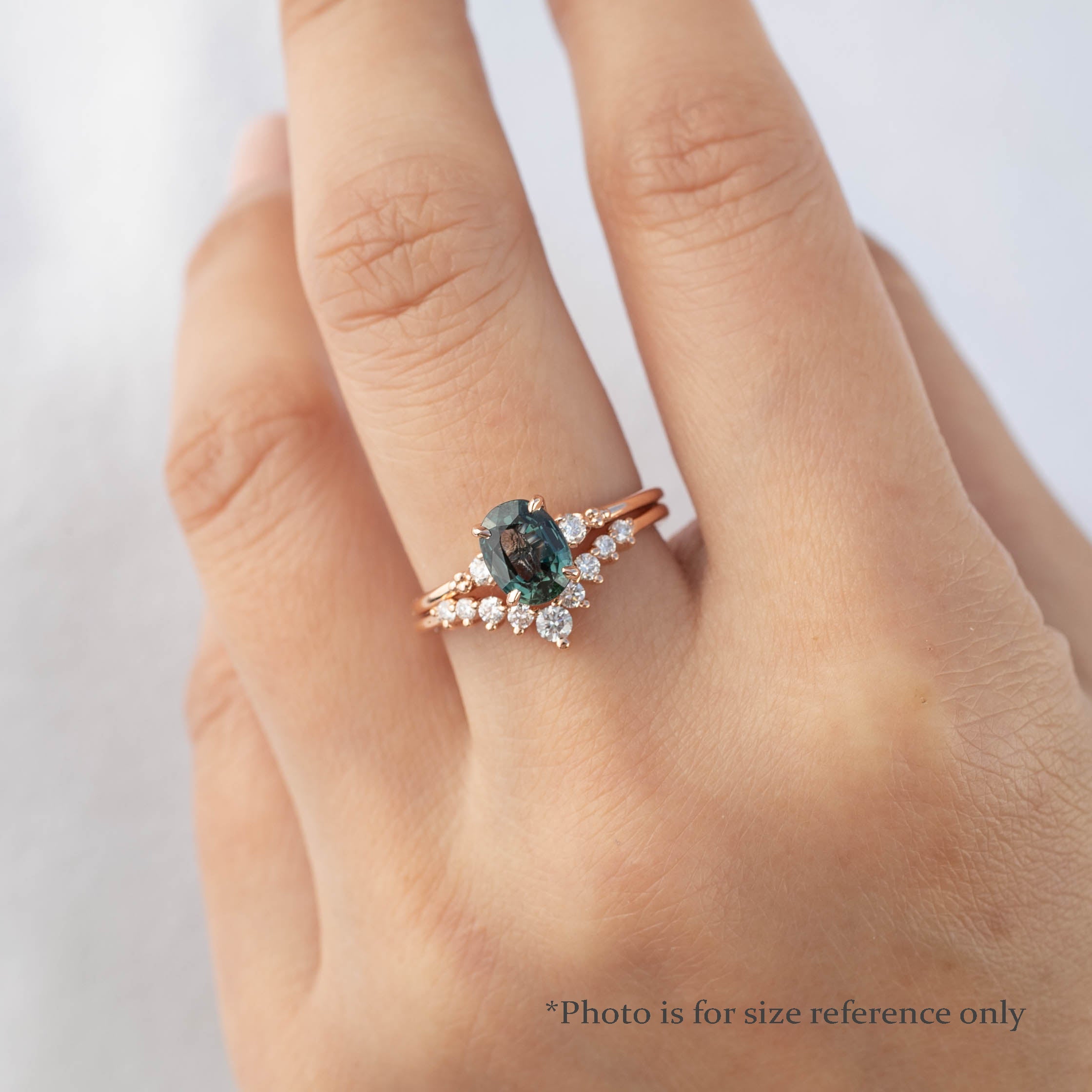 【一点物】エステルリング ・1.87ct・非加熱アフリカ産ブルーサファイア・K14WG