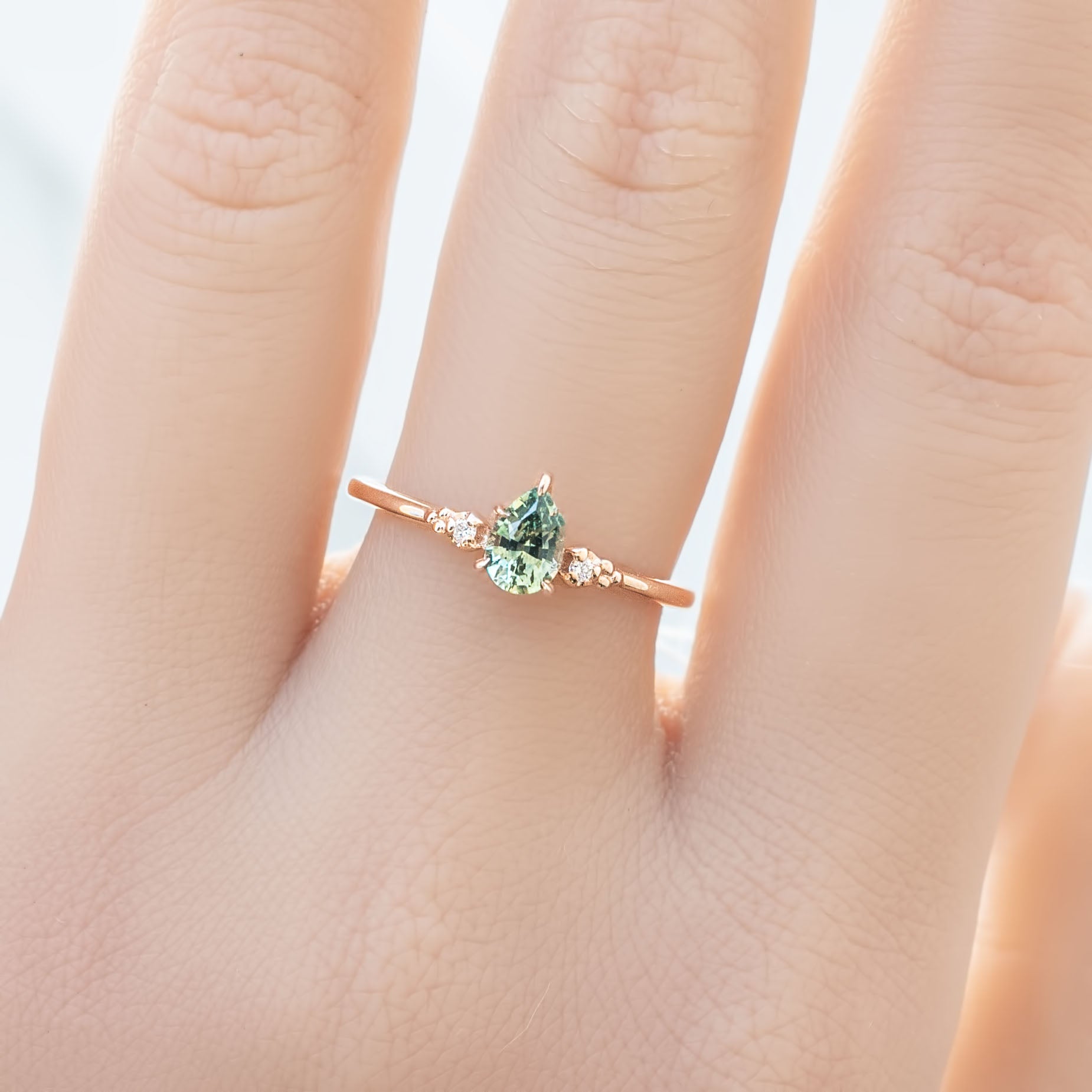 Estel Ring, 0.50ct Montana Sapphire