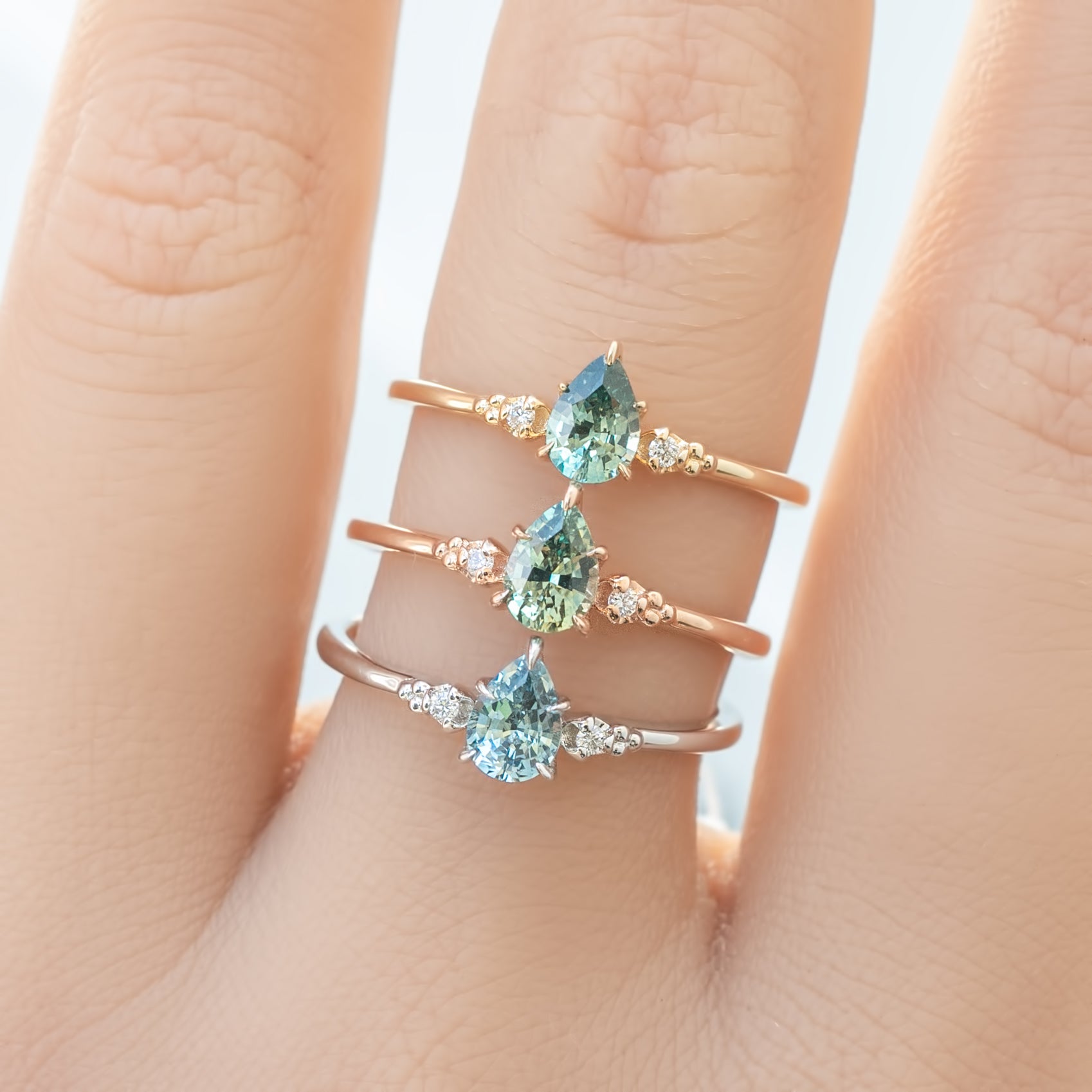 Estel Ring, 0.50ct Montana Sapphire