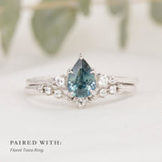 Estel Ring, 0.80ct Montana Sapphire