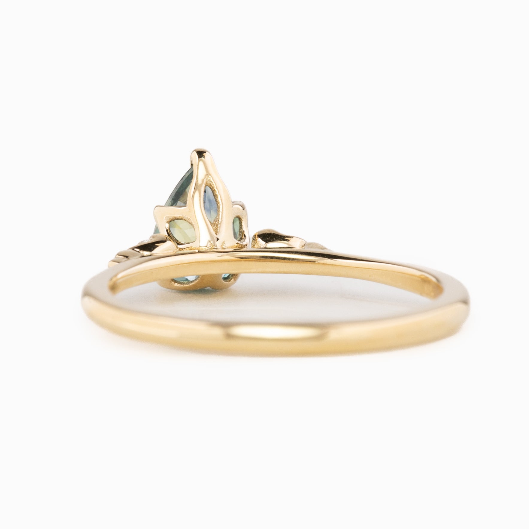Estel Ring, 0.76ct Blue Montana Sapphire