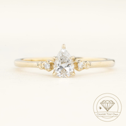 Estel Pear-Cut Diamond Ring