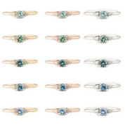 Estel Ring, 0.30ct Montana Sapphire of your choice