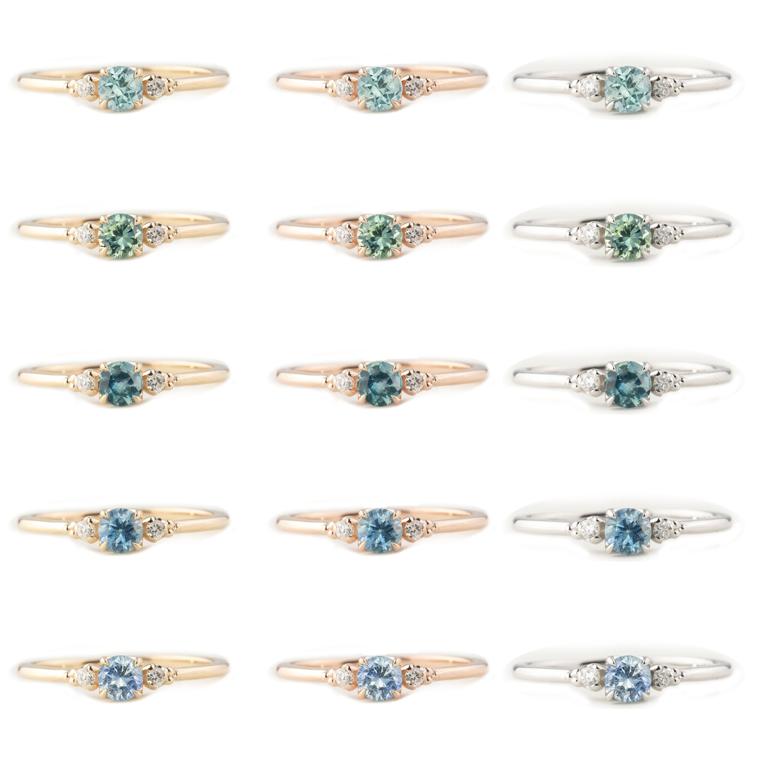 Estel Ring, 0.30ct Montana Sapphire of your choice