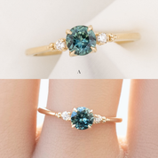 Estel Ring, 0.70ct Montana Sapphire