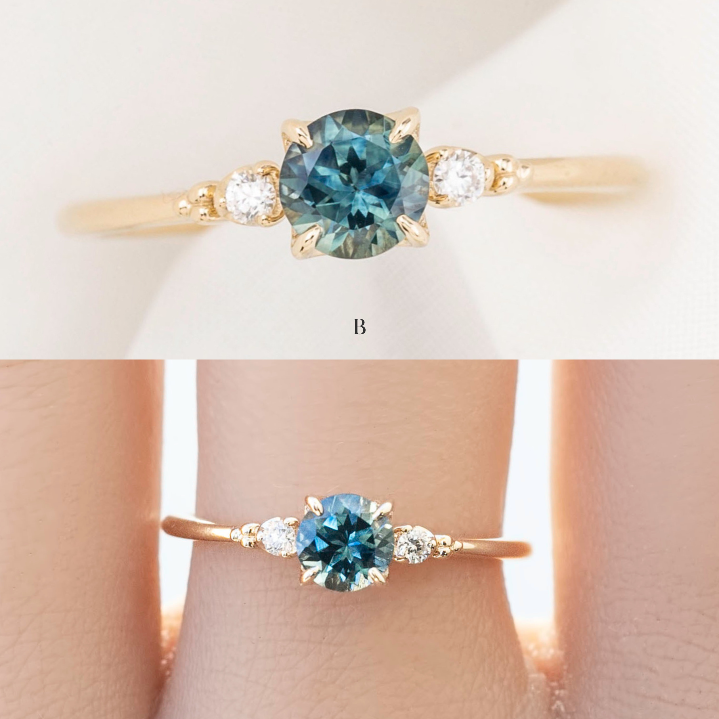 Estel Ring, 0.70ct Montana Sapphire