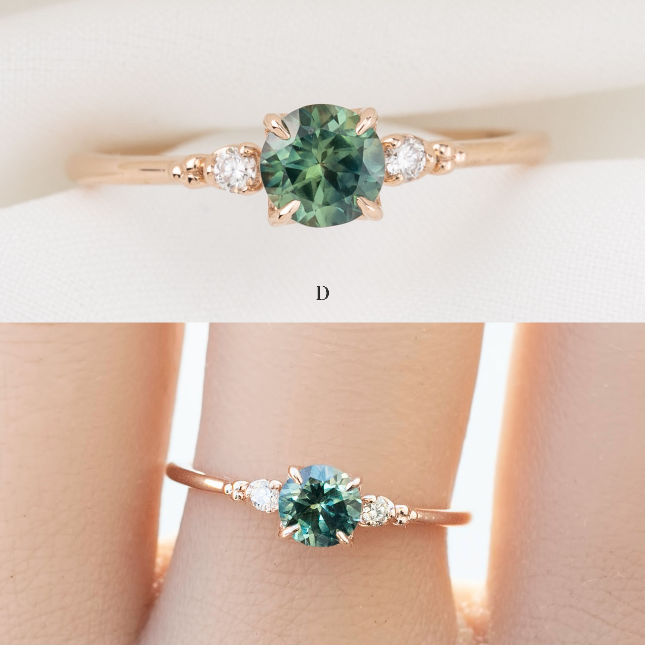 Estel Ring, 0.70ct Montana Sapphire