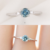 Estel Ring, 0.70ct Montana Sapphire