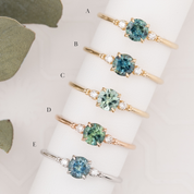 Estel Ring, 0.70ct Montana Sapphire