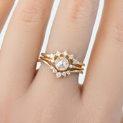 Estel Bezel Ring, Rose Cut Diamond