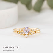 Eloise Ring, 0.35ct Unheated Pink & Purple Sapphire