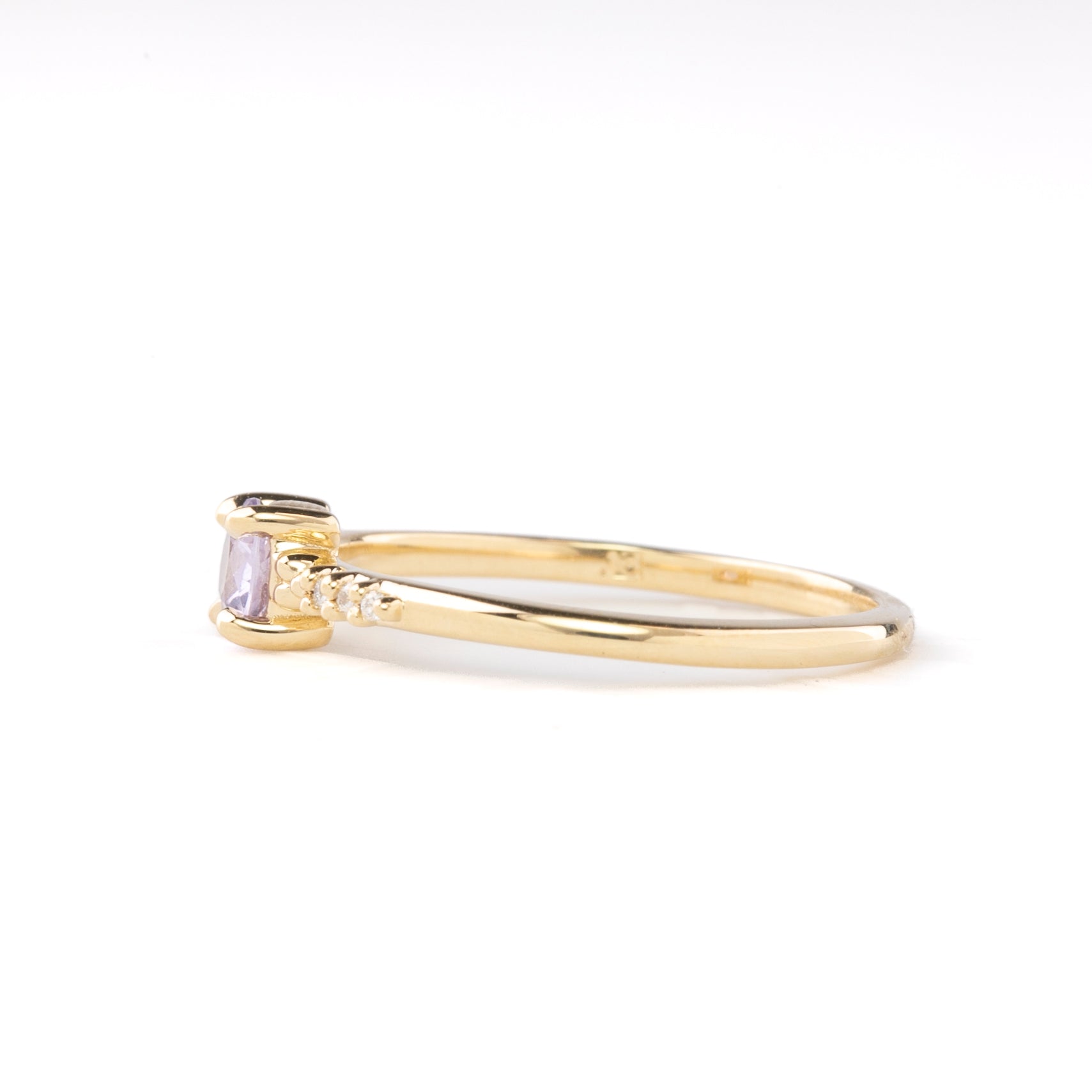 Eloise Ring, 0.35ct Unheated Pink & Purple Sapphire
