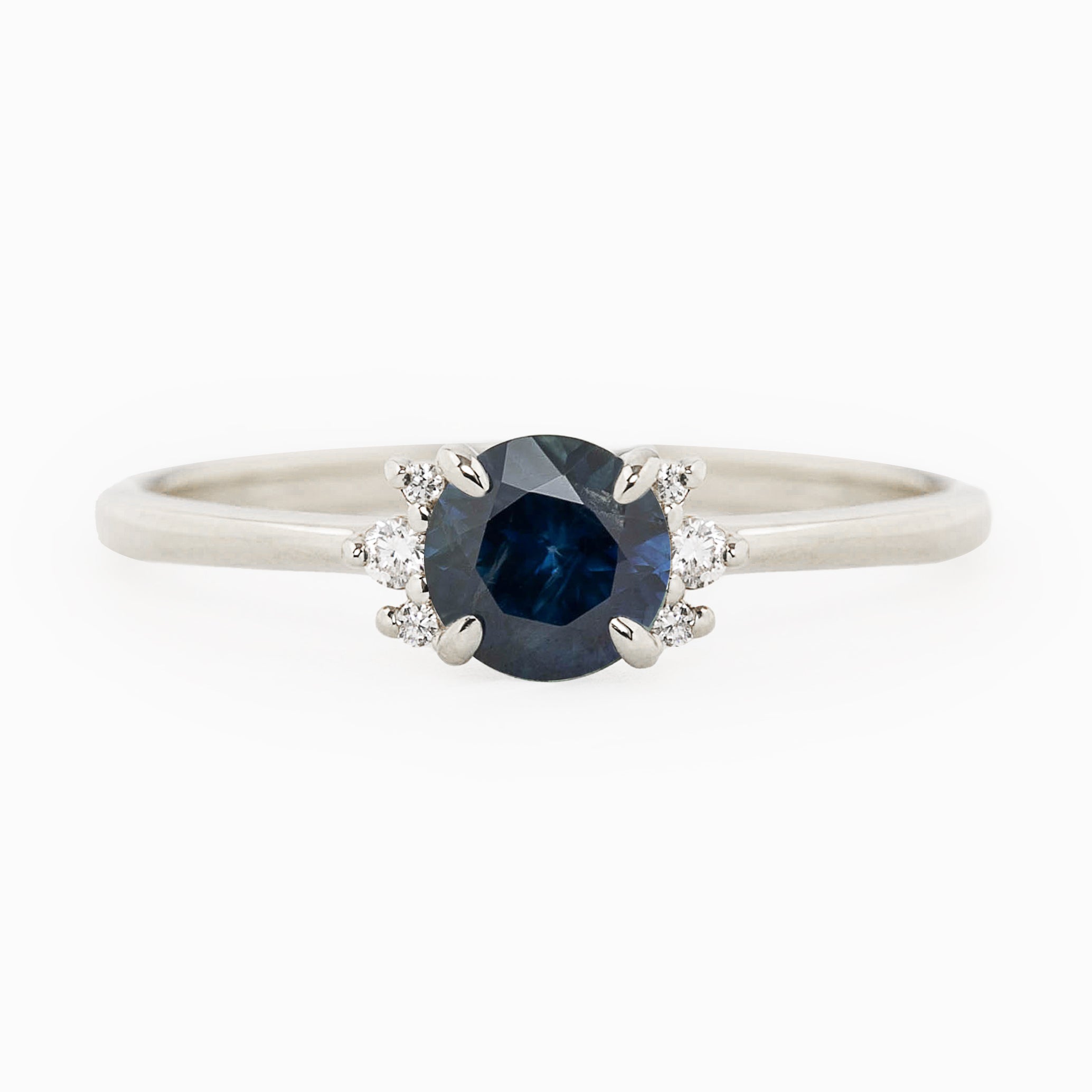 Lena Ring, 0.65ct Montana Sapphire