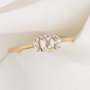 Lena Ring, 0.30ct Rose Cut Diamond