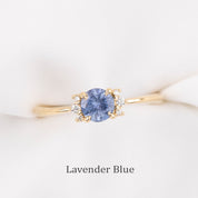 Lena Ring, 0.50-0.60ct Umba Sapphire