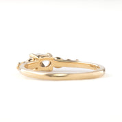 Estel Fleur Ring (East-west), 0.40ct Oval Diamond