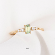 Estel Fleur Ring, 0.45ct Montana Sapphire