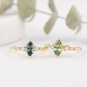 Estel Fleur Ring, Madagascar Sapphire