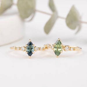 Estel Fleur Ring, Madagascar Sapphire