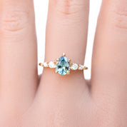 Estel Fleur Ring, 1.09ct Madagascar Sapphire