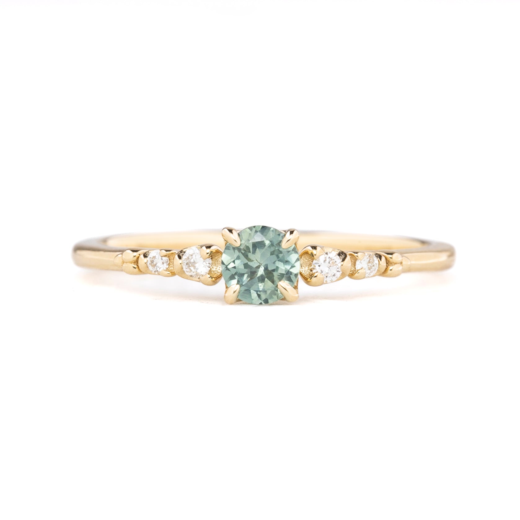 Estel Fleur Ring, 0.40ct Montana Sapphire