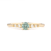 Estel Fleur Ring, 0.40ct Montana Sapphire