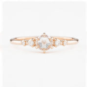 Mila Round Rose Cut Diamond Ring