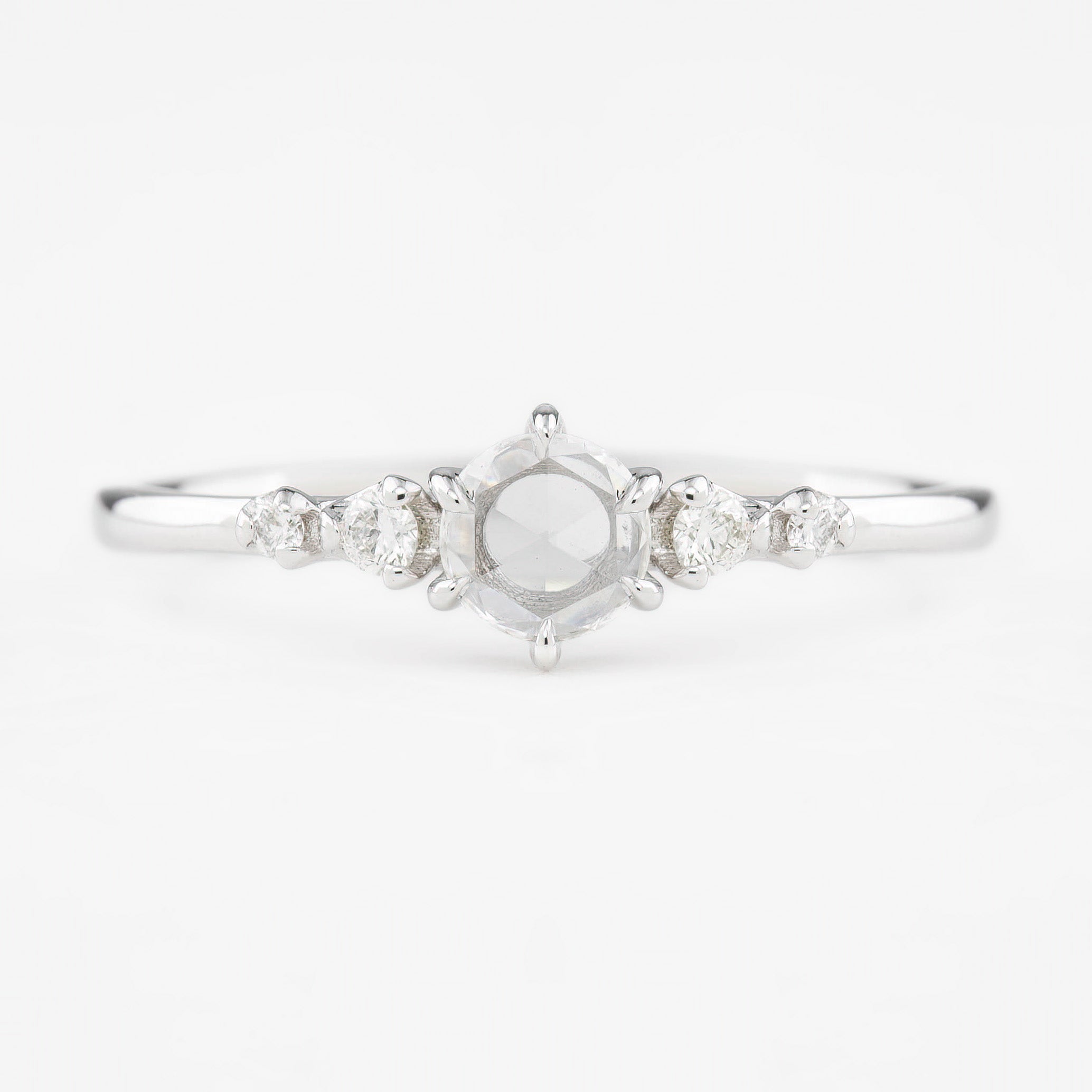 Mila Round Rose Cut Diamond Ring