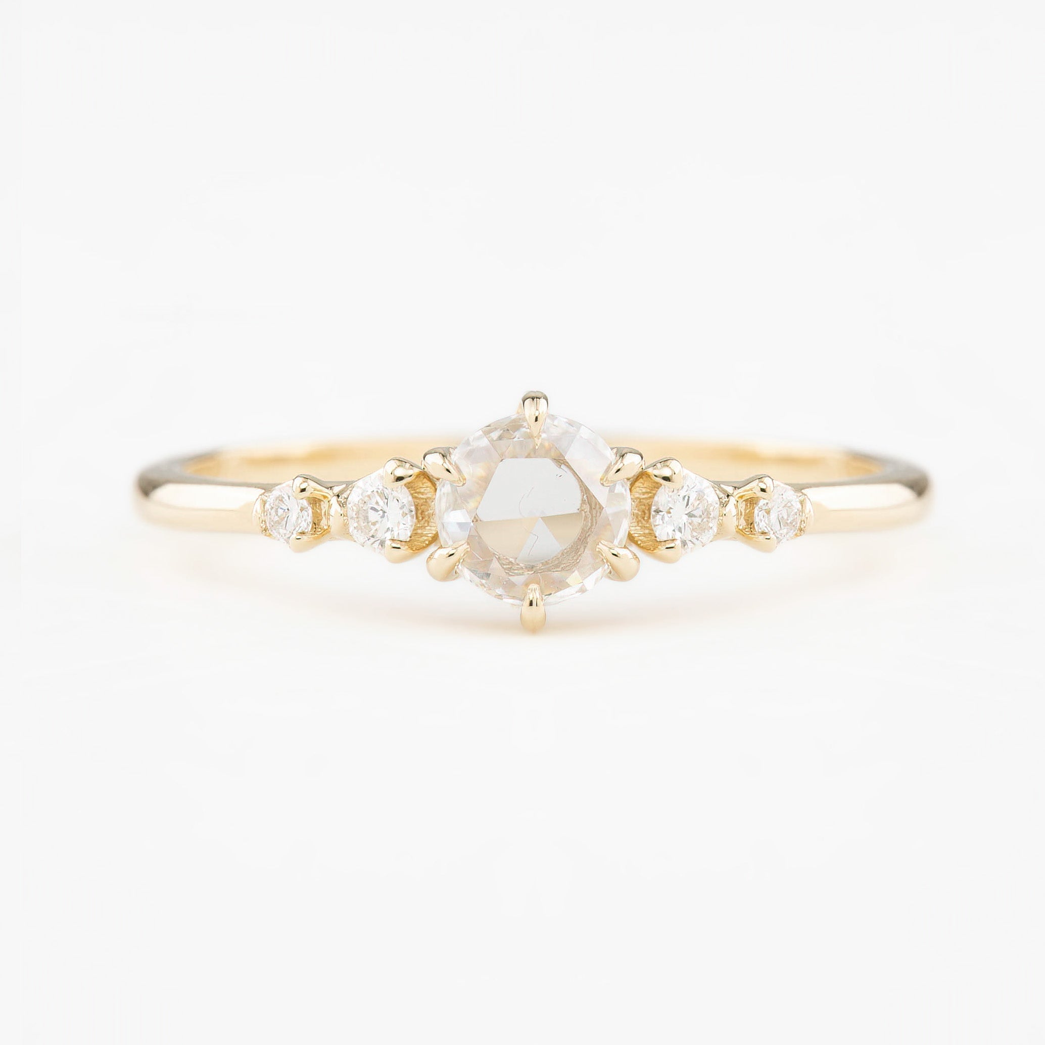 Mila Round Rose Cut Diamond Ring
