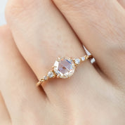 Mila Round Rose Cut Diamond Ring