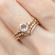 Mila Round Rose Cut Diamond Ring