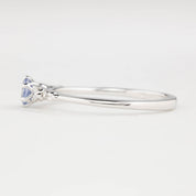Estel Fleur Ring, 0.30ct Ceylon Sapphire