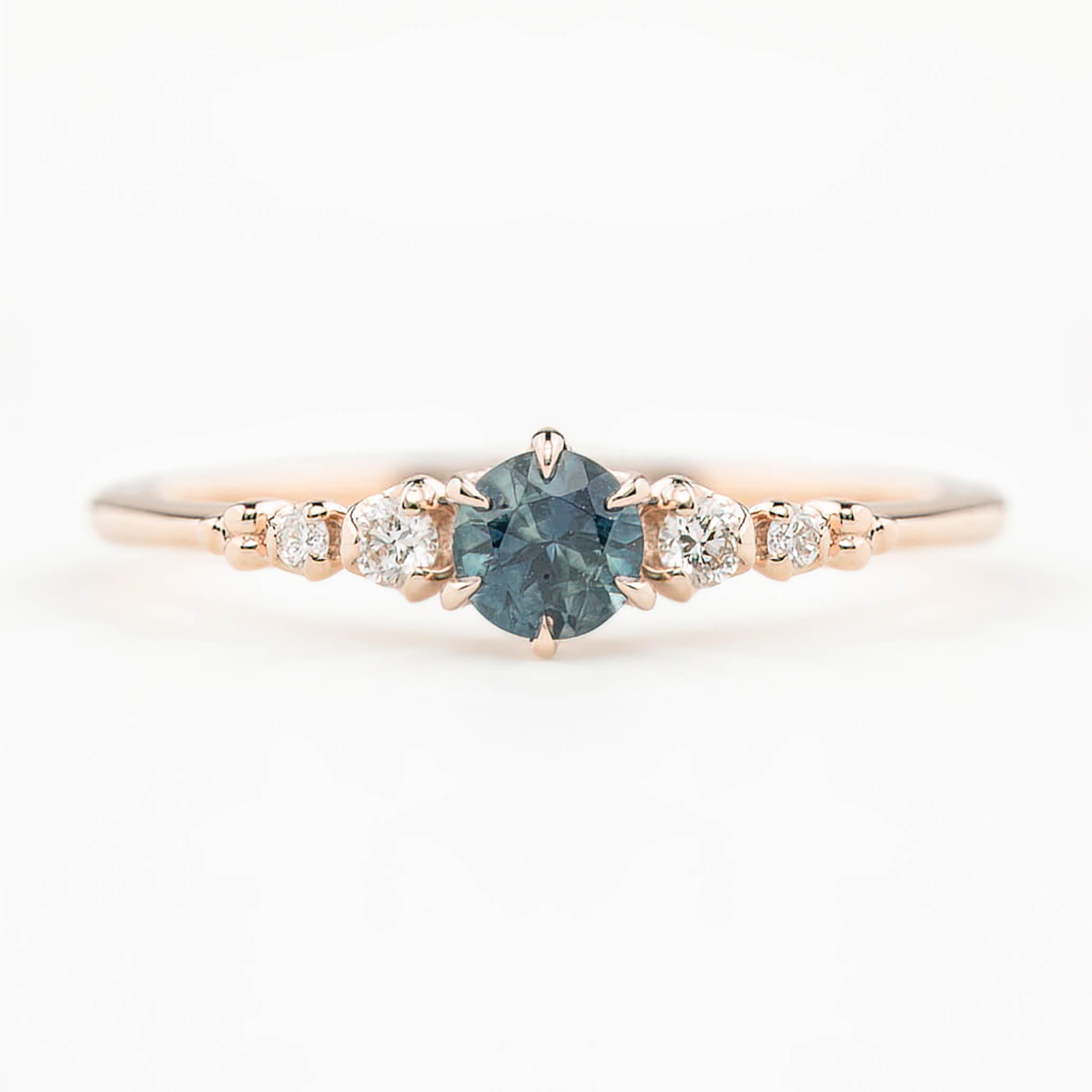 Estel Fleur Ring, 0.30ct Montana Sapphire
