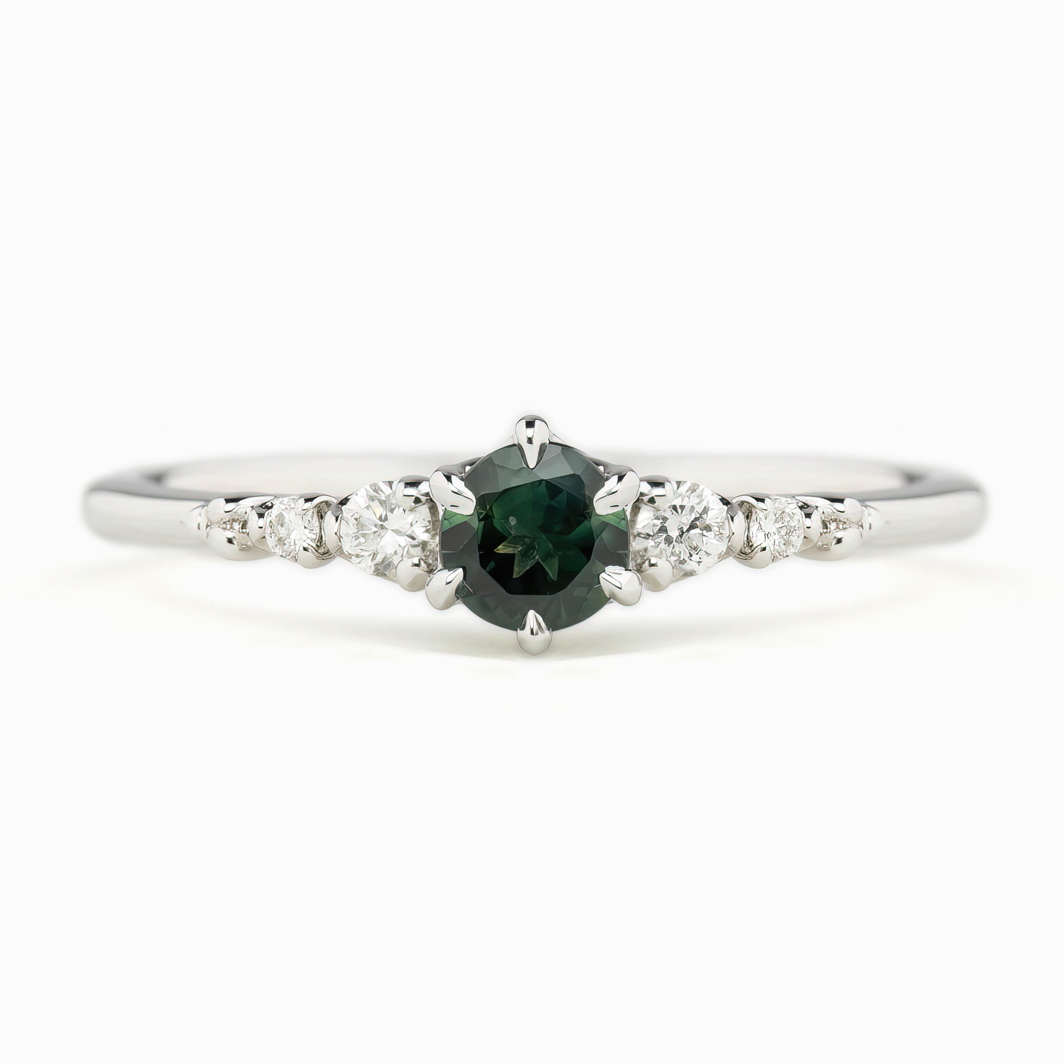 Estel Fleur Ring, 0.30ct Queensland Sapphire