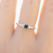 Estel Fleur Ring, 0.30ct Queensland Sapphire