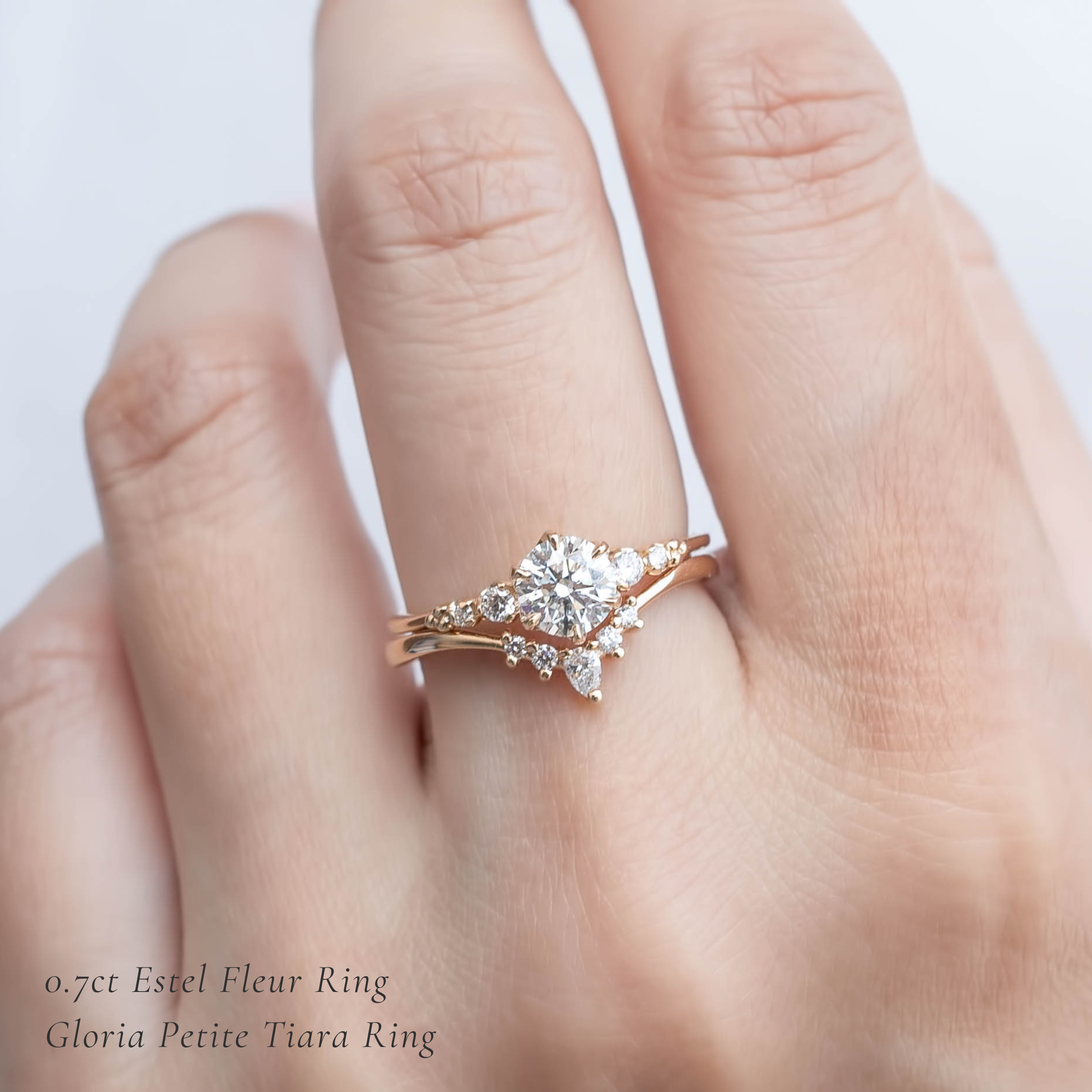 Estel Fleur Round Diamond Ring